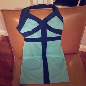 BCBG Teal / Dark Blue Dress